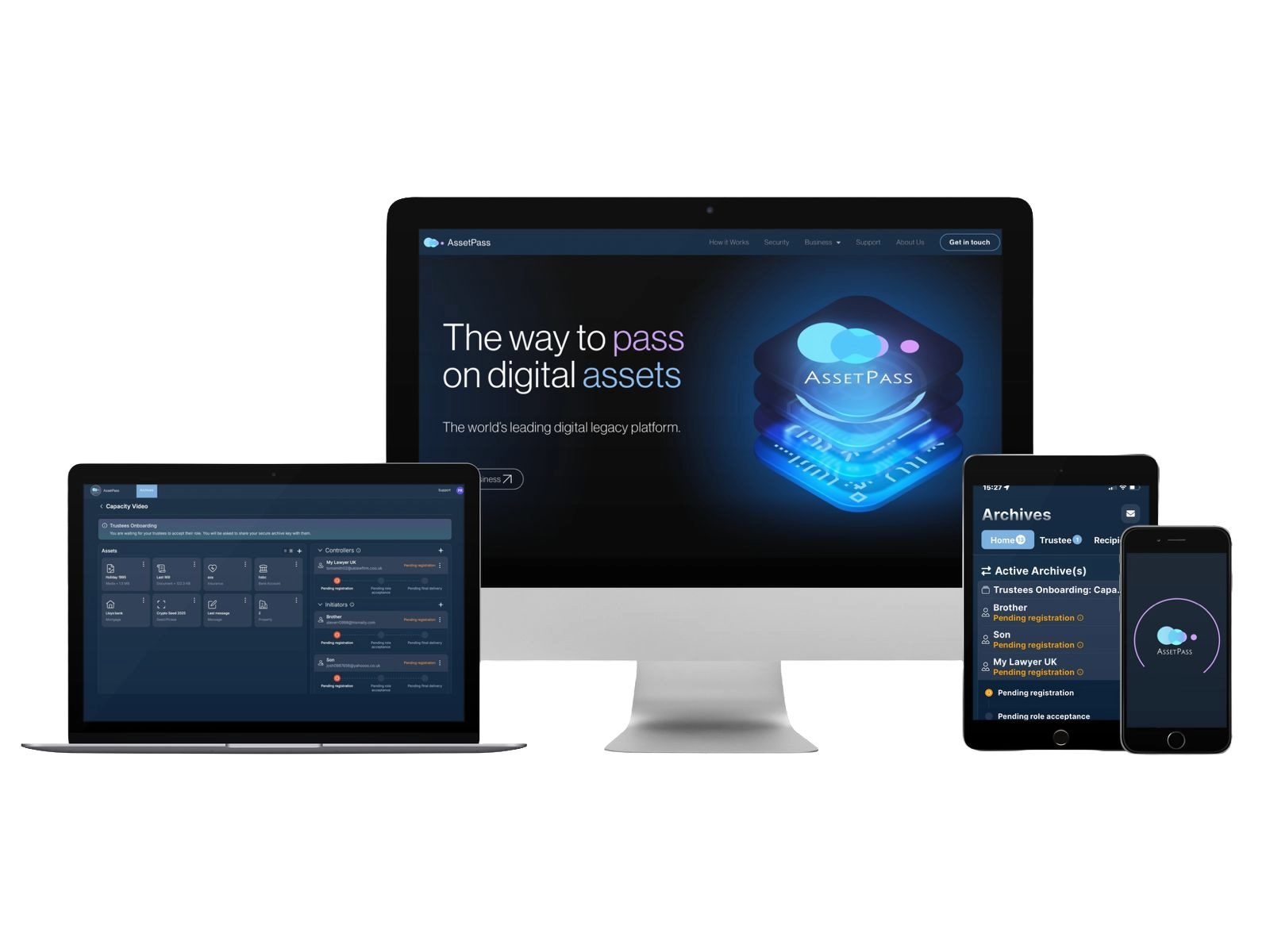 AssetPass dashboard mobile app